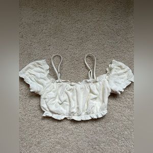 Abercrombie Off the Shoulder Bikini Top Swim Top